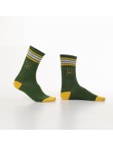 Grüne Herren-Sportsocken mit der Aufschrift SM15 – Online-Shop – Boutique